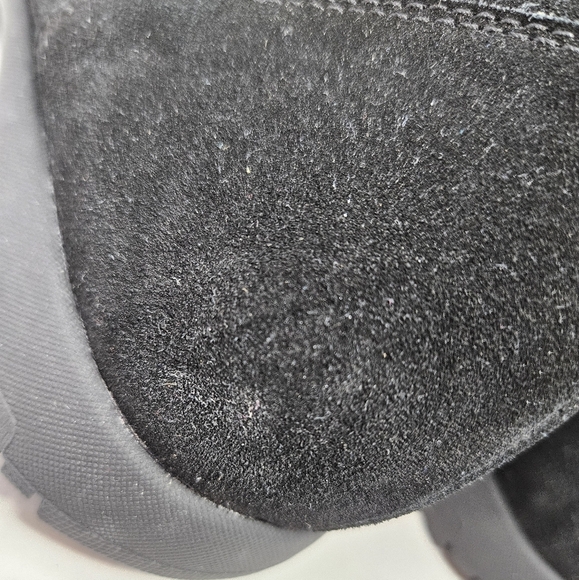 Jeffrey Campbell Endurance Mid Calf Boots Sz 11 Black Suede Winter  Slip Resist - Picture 11 of 14